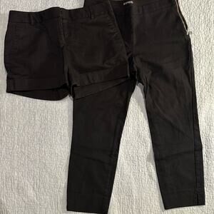 Express Black Pants and Shorts Bundle - Size 6